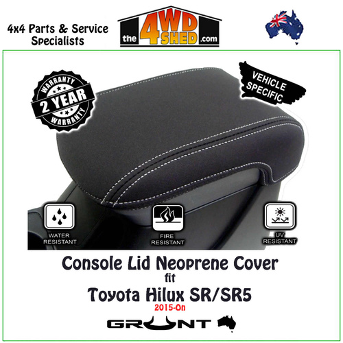 Console Lid Neoprene Cover Toyota Hilux SR/SR5