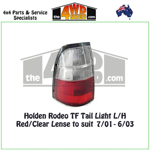 Holden Rodeo TF 7/01-6/03 Tail Light - Left