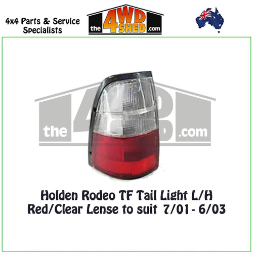 Holden Rodeo TF 7/01-6/03 Tail Light - Left