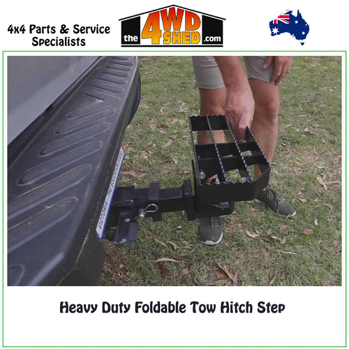 Heavy Duty Foldable Tow Hitch Step