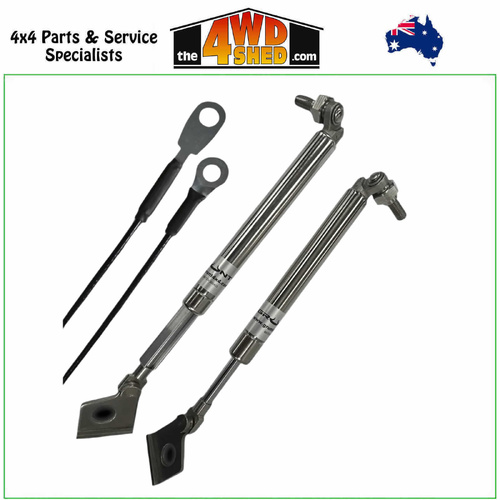 Stainless Steel Easy Up & Slow Down Tailgate Strut Kit Isuzu DMAX 2020-On
