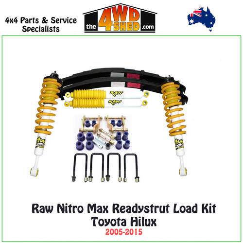 Raw Nitro Max Readystrut Load Kit Hilux KUN 2005-2015
