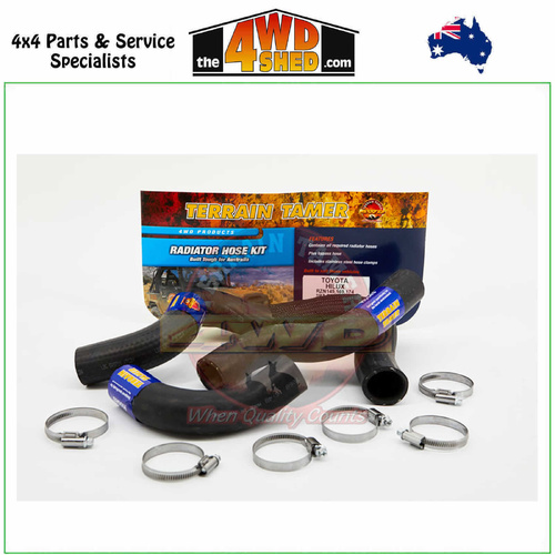 Radiator Hose Kit Toyota Hilux 3RZF 2.7l 8/1997-On