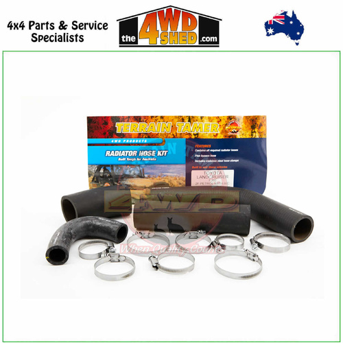 Radiator Hose Kit Toyota Landcruiser 60 Series 2F 4.2l 8/1980-11/1984 with Aircon