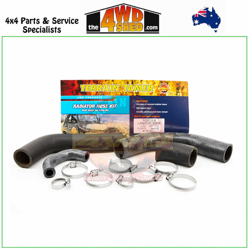 Radiator Hose Kit Toyota Landcruiser 62 Series 3F 4.0l 8/1987-3/1992
