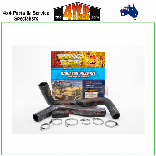 Radiator Hose Kit Toyota Landcruiser 75 Series HJ75 2H 4.0L 11/1984-1/1990
