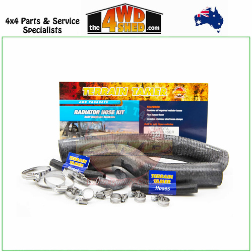 Radiator Hose Kit Toyota Landcruiser 100 Series HDJ 1HDFT 4.2L 8/2000-On