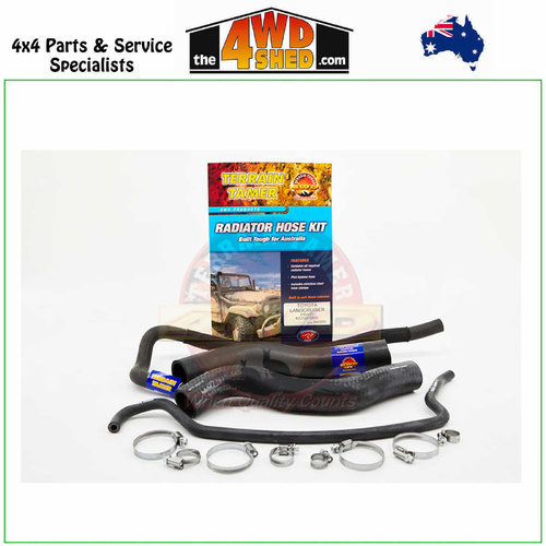 Radiator Hose Kit Toyota Prado 120 Series KZJ120 1KZTE 3.0L 9/2002-On