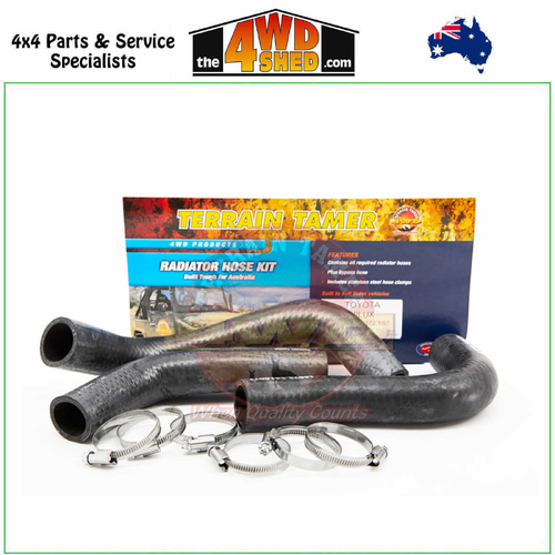 Radiator Hose Kit Toyota Hilux 5LE 3.0l 1/1997-On