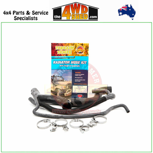 Radiator Hose Kit Toyota Prado 120 Series KDJ 1KDFTV 3.0L 9/2002-On