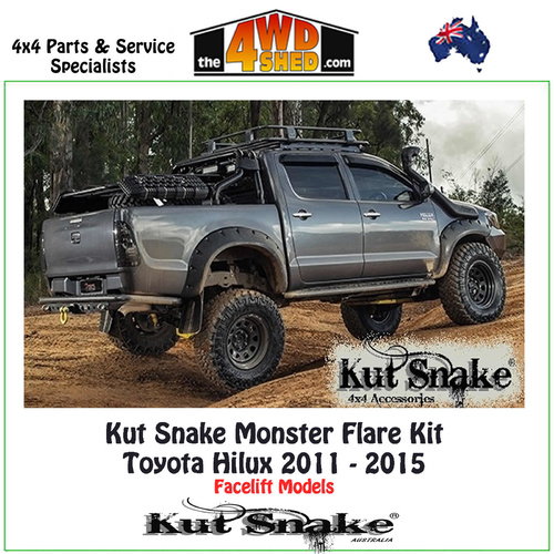 Kut Snake Monster Flare Kit - Hilux SR5 KUN25/26 2011- 2015 UTE KIT