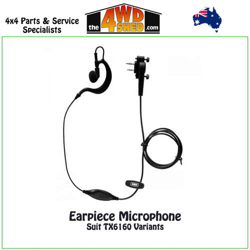 Earpiece Microphone - Suit TX6160 Variants