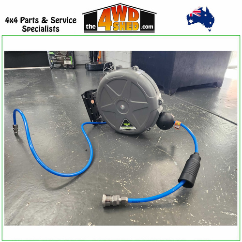 Heavy Duty Mountable Retractable 116psi Air Reel 6m x 8mm Hose