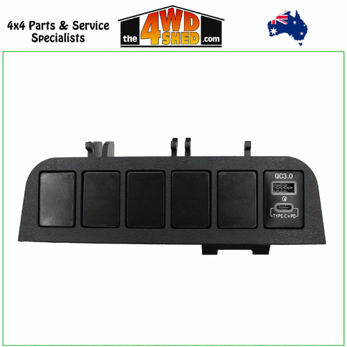 Switch Panel Ford Ranger Next Gen & Everest 2022-On - Uses Toyota Switches 
