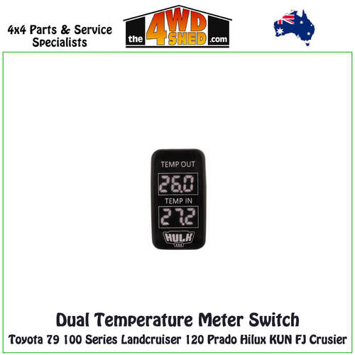 Dual Temperature Meter Switch Toyota 79 100 Series Landcruiser 120 Prado Hilux KUN FJ Cruiser