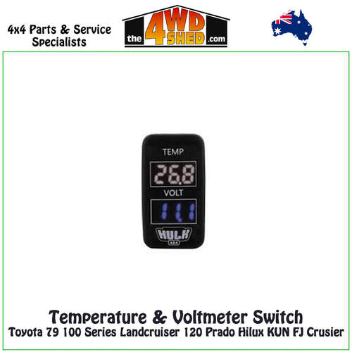 Temperature & Voltmeter Switch Toyota 79 100 Series Landcruiser 120 Prado Hilux KUN FJ Cruiser