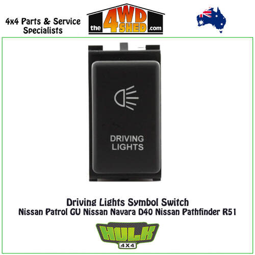 Driving Lights Switch 12V Nissan Patrol GU Navara D40 Pathfinder R51