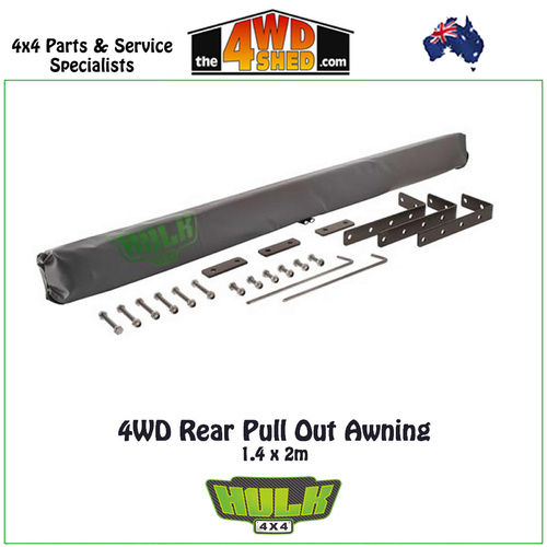 4WD Rear Pull Out Awning 1.4 x 2m