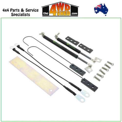 Hulk 4x4 Tailgate Gas Strut Assist Kit Nissan Navara D23 NP300 2014-2020