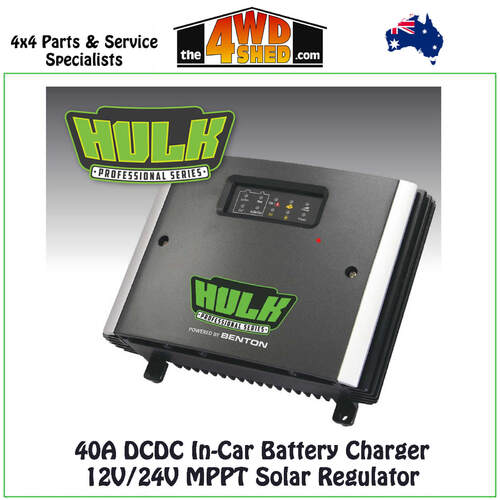 40A DCDC In-Car Battery Charger 12V/24V MPPT Solar Regulator