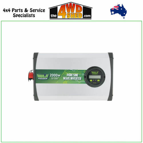 Pure Sine Wave Inverter 2000W 12VDC to 240VAC True Sine Wave