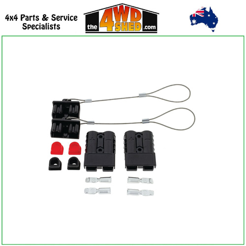 Black Anderson Plug Style 50a Kit