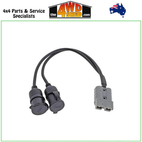 Anderson Plug 50a - 2x Accessory Socket Cable Assembly 300mm