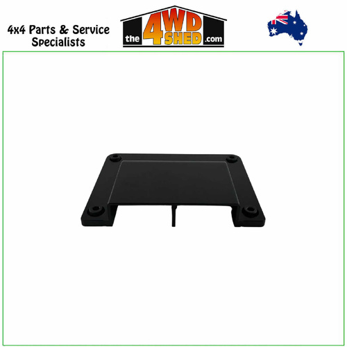Billet Black Slimline Double 2x 2-Way 50A Anderson Style Surface Mount Housing