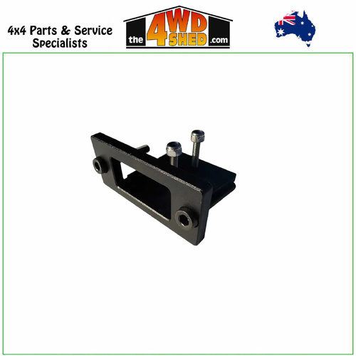 Billet Black Single Panel 50A Anderson Style Plug Mount Housing Kit