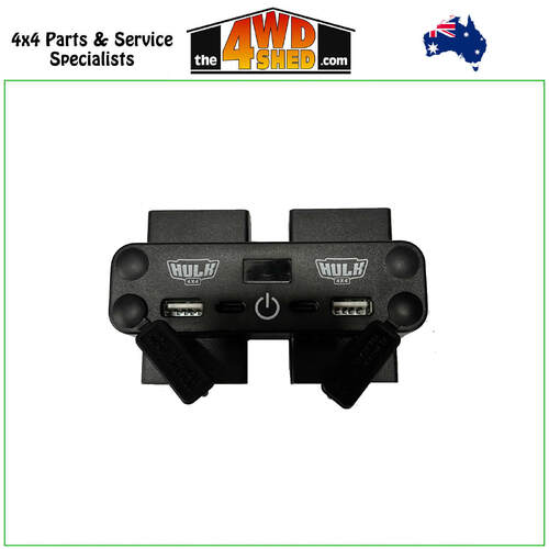 4 Way 12V 24V DC Power Adaptor with 50A USB Voltmeter