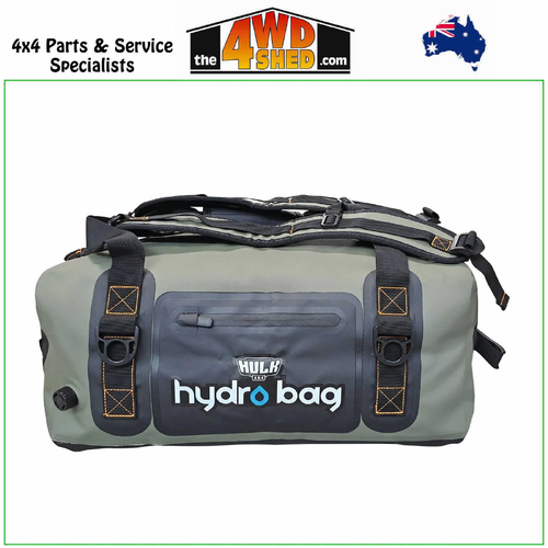 Hydro Bag 60L Waterproof Duffel Adventure Bag with Shoulder Straps - Green