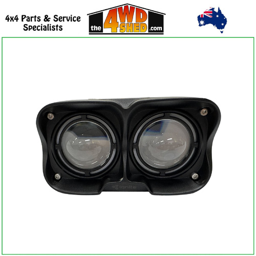 Alpha Miniature LED Tri Colour 72W Driving Light 6.9" - Twin