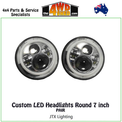 Custom LED Headlights Round 7 inch