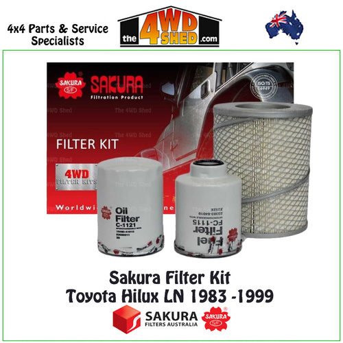 Sakura Filter Kit Toyota Hilux LN 1985-1997