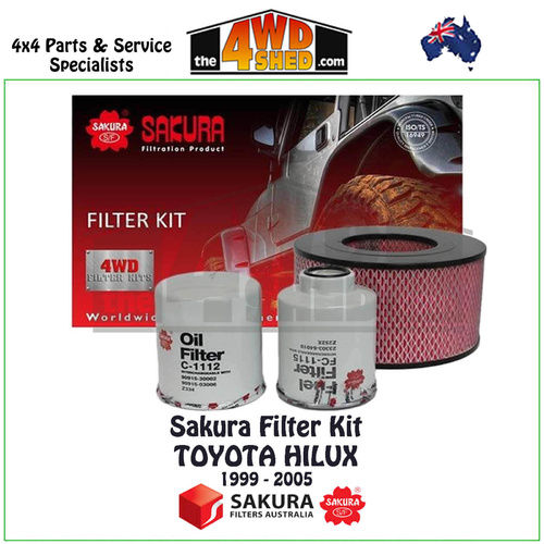 Sakura Filter Kit Toyta Hilux 3.0l 1999-2005