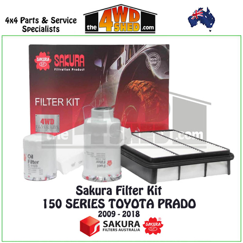 Sakura Filter Kit 150 Series Toyota Prado KDJ 3.0l 2009-2018