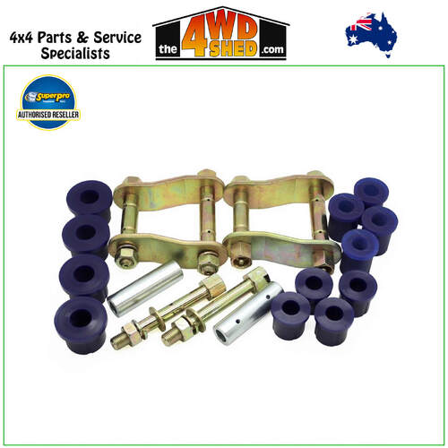 Greasable Shackle & Bushing Kit Toyota Hilux & Isuzu DMAX
