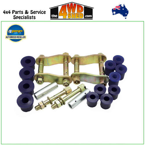Greasable Shackle & Bushing Kit Ford Ranger PJ PK & Mazda BT50 2006 - 2011