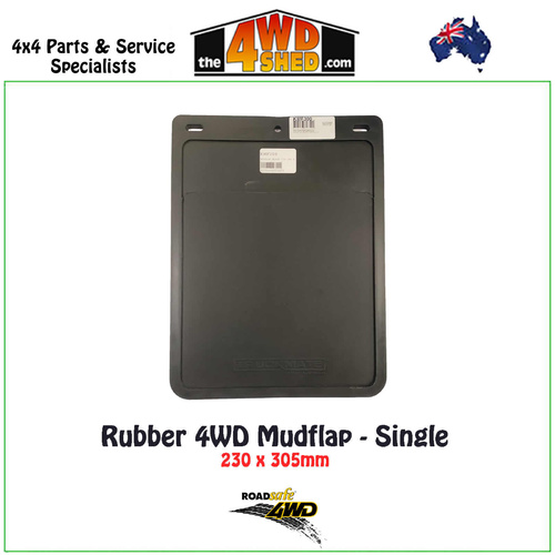 Rubber Black Mudflap 230 x 305mm