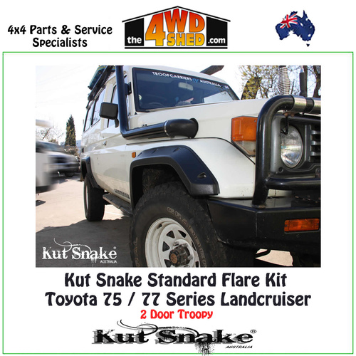 Kut Snake Flare Kit - 75 / 77 Series Landcruiser 2 Door Troopy FULL KIT