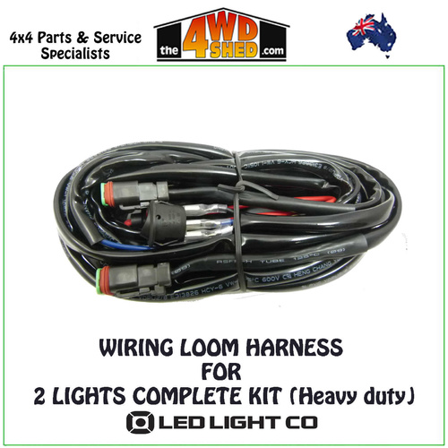 Wiring Loom Harness for 2 Lights Kit