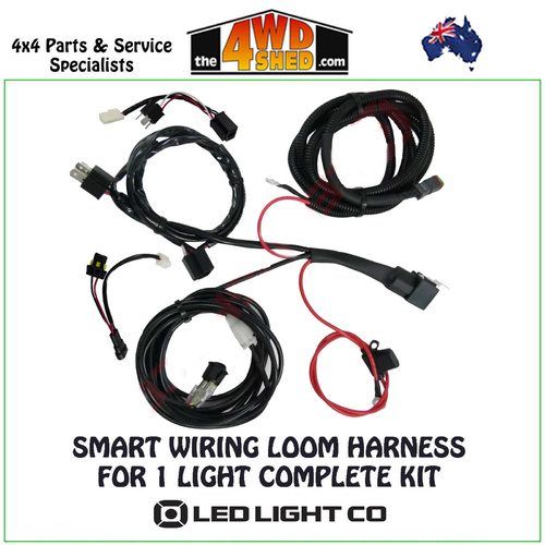 Smart Wiring Loom Harness for Single Light Kit