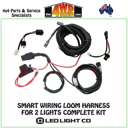 Smart Wiring Loom Harness for 2 Lights Kit
