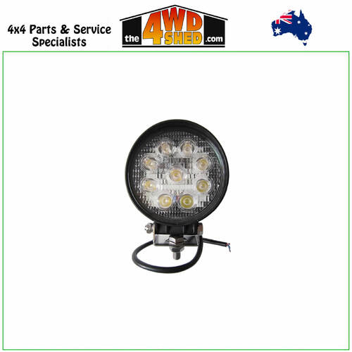 27 Watt Flood Beam Round LED Work Light