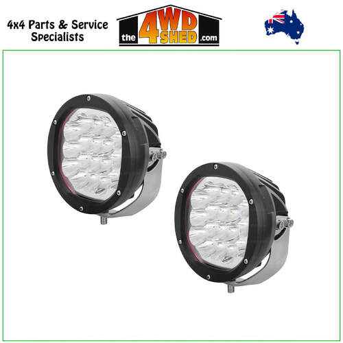 7" Round Driving Lights High Intensity LED Spot Beam - PAIR