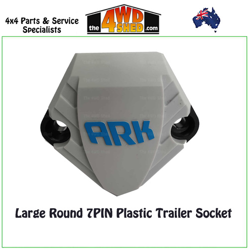 Large Round 7PIN Plastic Trailer Socket