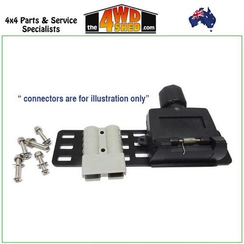 Universal Bracket fit 1 X 50A Anderson Style Plugs & 1x Trailer Plug