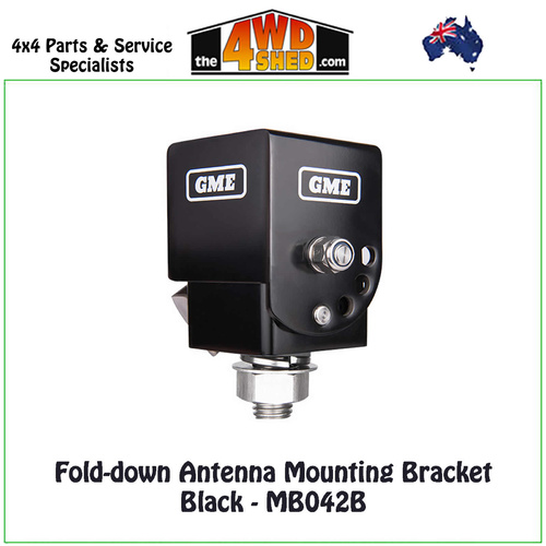 GME Fold-down Antenna Mounting Bracket Black