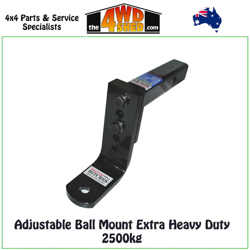 Adjustable Ball Mount Hitch Extra Heavy Duty 2500kg