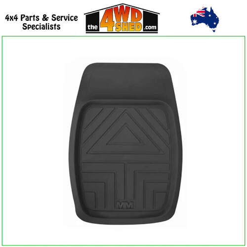 Front Floor Tray Black Mat - Single